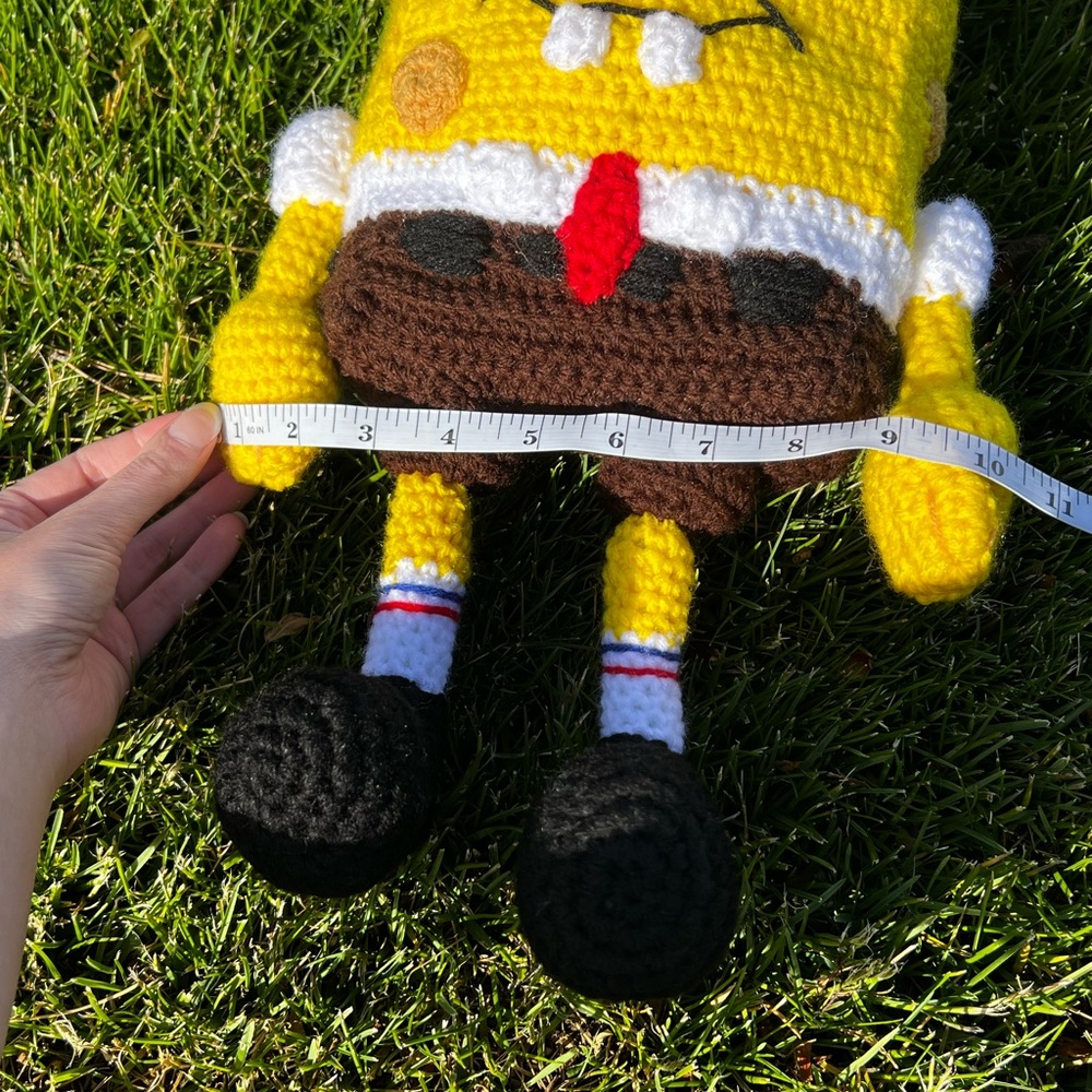 Hand Crocheted SpongeBob SquarePants Stuffed Animal Plushie! - Picture 15 of 17